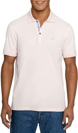 ConStruct Slim Fit Short Sleeve Solid Polo in Pink at Nordstrom, Size Xx-Large