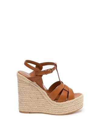 Saint Laurent Tribute Wedge Espadrilles