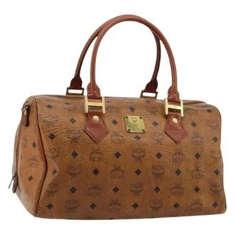 MCM Pre-owned Hand Bag - Dames - Vintage Handtas - Bruin - ONE Size - Leer - Vintage