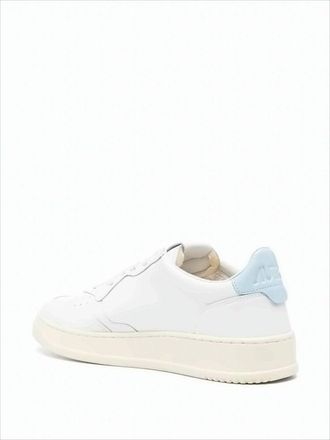 Autry Low-Top Leather Sneakers With Perforated Toe Box