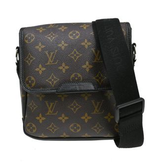 Louis Vuitton Bass Messenger Macassar Monogram Canvas Brown Canvas Handbag (Pre-Owned)