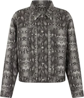 Roberto Cavalli Hombre, Chaquetas, Gris, Talla: L
