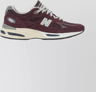 New Balance suede and mesh sneakers with rubber sole