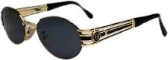 Fendi Pre-owned Metalen Zonnebril - Dames - Vintage Accessoires - Zwart - ONE Size - Vintage