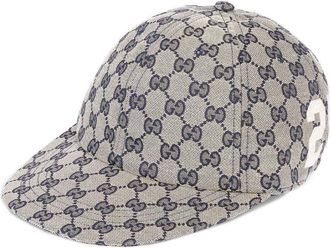Gucci (WMNS) Gucci GG Cotton Canvas Baseball Cap Beige Blue 751400-4HA0L-4077