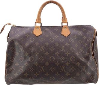 Louis Vuitton Vintage Cloth Handbag Speedy (Authentic Pre-Loved)