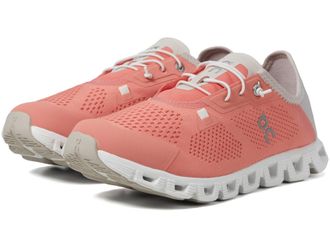 On Womens Cloud 5 Coast Sneakers, Flamingo/Pearl, 5.5