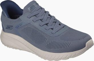 Skechers Mens BOBS Sport Squad Chaos Solid Step Mens Trainers - Grey - Size: 10