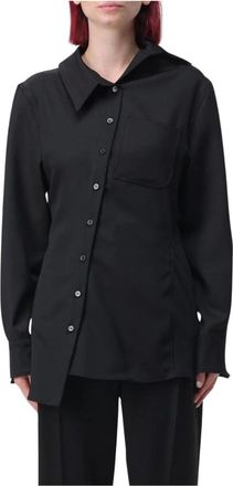 Jacquemus Dames, Blouses & Shirts, Zwart, Maat: 3XS