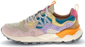 Flower Mountain Multi-Layered Sneakers with Pastel Color Blocks