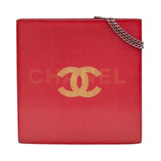 Chanel Pre-owned Leren Schoudertas - Dames - Pre-owned - Rood - Maat: ONE Size Leer