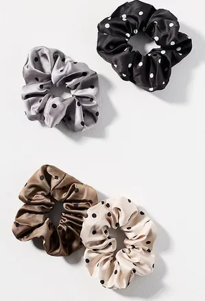 Natasha Polka Dot Scrunchie