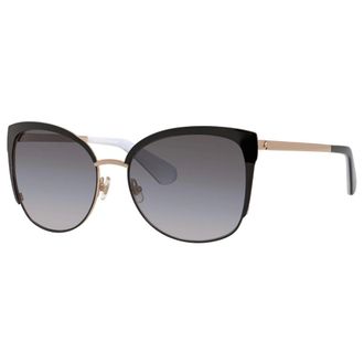 Kate Spade New York Sunglasses, female, Black, 57 MM, Black/Grey Shaded Sunglasses Genice/S