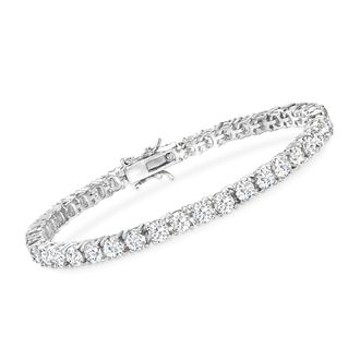 Ross-Simons CZ Tennis Bracelet in Sterling Silver