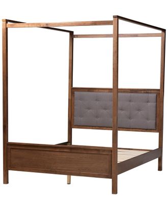 Baxton Studio Natasha Platform Canopy Bed