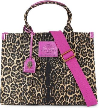 Kurt Geiger Southbank Cotton Canvas Tote in Open Brown at Nordstrom
