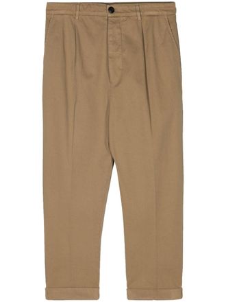 Dondup Adam tapared-leg trousers - Neutrals