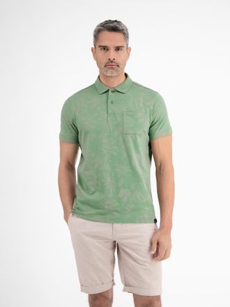 Lerros Poloshirt LERROS Poloshirt mit Stretchanteil, Herren, Gr. S, gr&uuml;n (sage gr&uuml;n), 95% Baumwolle, 5% Elasthan, ohne Ausschnitt, Shirts Poloshirt