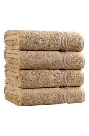 Superior 4-Pack Bath Towel Set in Toast at Nordstrom Rack