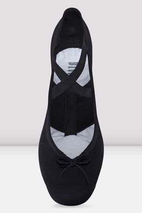 Bloch Mens Perfectus Canvas Ballet Shoes, Black Canvas