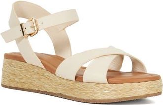 Dune London Littleton Platform Sandal in Ecru at Nordstrom, Size 7.5Us