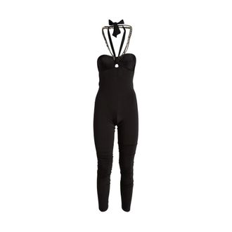 The Attico Dames, Jumpsuits & Playsuits, Zwart, Maat: XS Spandex