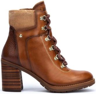 Pikolinos Enkellaarsjes - Dames - Laarzen met Hak - Bruin - 40 EU - Schoenen