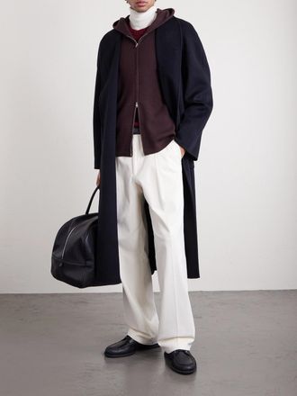 Umit Benan Sunset Cashmere and Silk-Blend Zip-Up Hoodie