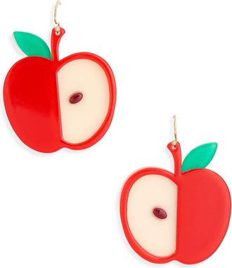 Kenneth Jay Lane Apple Drop Earrings in Red at Nordstrom Rack