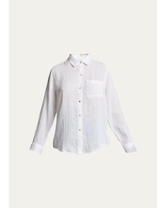 Rails Ellis Button-Down Long-Sleeve Solid Shirt