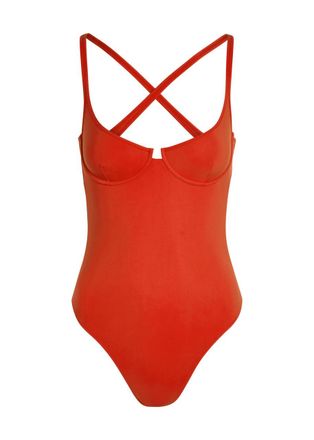 Lido Ottantatre Swimsuit - Orange - S (UK8-10 / S)