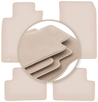 OEM Alfombrillas Beige Premium Para Infiniti Q30 Hatchback 2015-2019