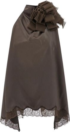 Magda Butrym Dames, Tops, Bruin, Maat: XS Zijde