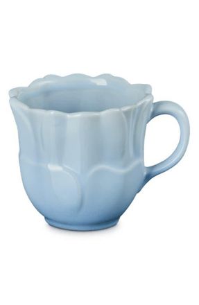 LE CREUSET Stoneware Petal Mug in Coastal Blue at Nordstrom