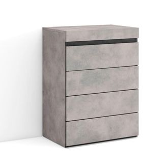Skraut Home C&oacute;moda efecto madera cemento 57x35x75cm