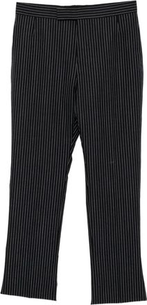 Thom Browne Pantaloni in lana a righe - Blu