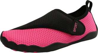 Generic Water Shoes for Men Women Breathable and Quick Dry Swim Shoes Soft Water Shoes Swimming Beach Shoes Sports Pool Shoes College Shoes Women Red, Hot Pin