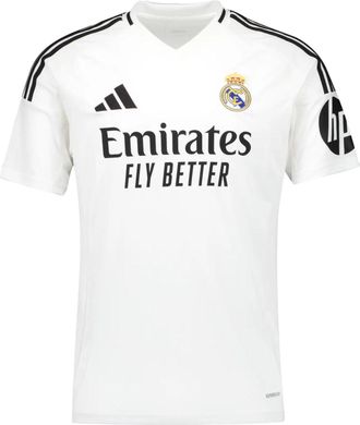 adidas Real Madrid 24/25 Home Asia Sizing White Black JX2136