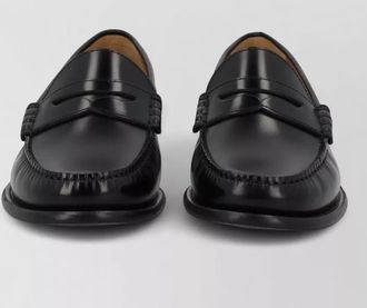 HUGO BOSS leather loafers
