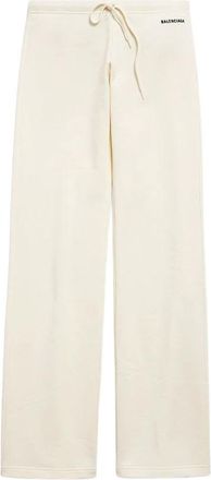 Balenciaga Wide Trousers, female, Beige, Size: S Ballroom Trousers E26