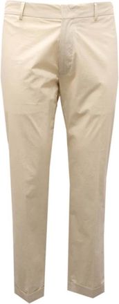 Paolo Pecora Katoenen broek 21E C1Mob 024 0417 - Heren - Slim Fit Broeken - Beige - S - Katoen - Broeken