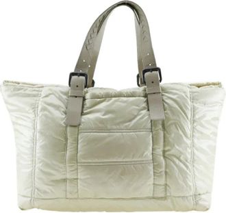 Bottega Veneta Pre-owned Fabric totes - Dames - Vintage Shopper - Beige - ONE Size - Vintage