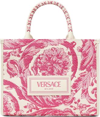 Versace Borsa tote Barocco Athena piccola - Rosa