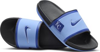 Nike Mens Offcourt (Kansas City Royals) Offcourt Slides in Blue | FN4464-400