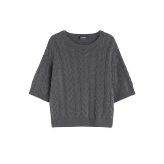 Max Mara Dames, Truien, Grijs, Maat: M Wol