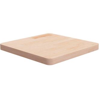 vidaXL Piano Tavolo Quadrato 50x50x4 cm Massello Rovere Non Trattato - Vidaxl