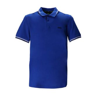 HUGO BOSS Polo Shirts, male, Blue, 3XL, Polo manica corta