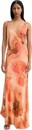 Never Fully Dressed Viscose Maxi Jurk - Dames - Avondkleed - Veelkleurig - XS - Kleedjes