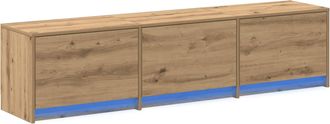 vidaXL Mueble De Tv Roble Artisan Madera De Ingenier&iacute;a Vidaxl