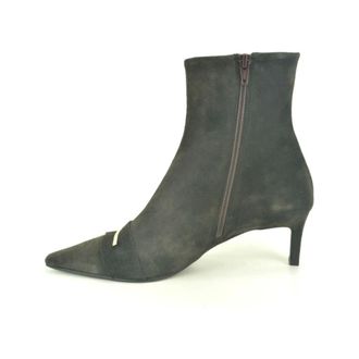 Zinda Daim Botje 4cm - Dames - Schoenen - Bruin - Maat: 37 EU Su&egrave;de